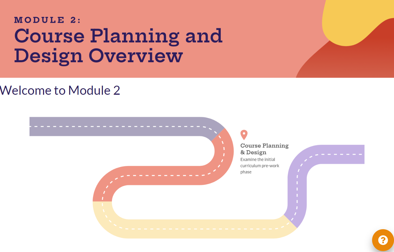 Getting Started With Online Course Design Tr